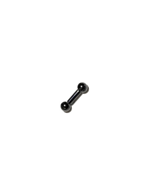 MORPH(モルフ)の「MORPH モルフ バーベル ボディーピアス 12ゲージ 6mm~16mm(ピアス(片耳用)・レディース・ブラック・8/10/12/14/16/6)」の4枚目の写真