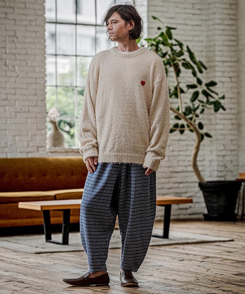 CAMBIO(カンビオ)の「mp15328- Denim Jacquard Curve Pants デニムジャカードカーブパンツ(CAM26AW-006)(その他パンツ・メンズ・ブラック/ネイビー/インディゴブルー・S/M/L)」の22枚目の写真