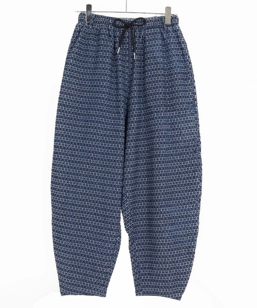 CAMBIO(カンビオ)の「mp15328- Denim Jacquard Curve Pants デニムジャカードカーブパンツ(CAM26AW-006)(その他パンツ・メンズ・ブラック/ネイビー/インディゴブルー・S/M/L)」の4枚目の写真