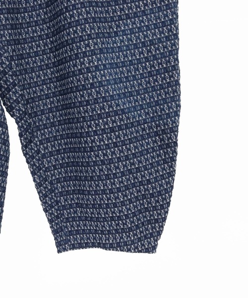 CAMBIO(カンビオ)の「mp15328- Denim Jacquard Curve Pants デニムジャカードカーブパンツ(CAM26AW-006)(その他パンツ・メンズ・ブラック/ネイビー/インディゴブルー・S/M/L)」の9枚目の写真