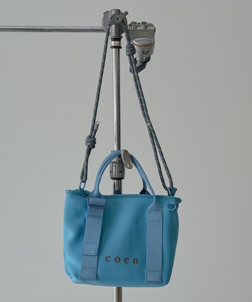 coen(コーエン)の「coen(コーエン)ロゴ 2wayダイバートートバッグ(Mサイズ)(トートバッグ・レディース・ダークブラウン/ライトブルー/グレー/ブラック・FREE)」の7枚目の写真