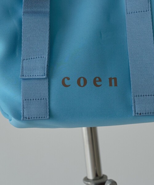 coen(コーエン)の「coen(コーエン)ロゴ 2wayダイバートートバッグ(Mサイズ)(トートバッグ・レディース・ダークブラウン/ライトブルー/グレー/ブラック・FREE)」の8枚目の写真