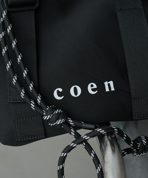 coen(コーエン)の「coen(コーエン)ロゴ 2wayダイバートートバッグ(Mサイズ)(トートバッグ・レディース・ダークブラウン/ライトブルー/グレー/ブラック・FREE)」の11枚目の写真