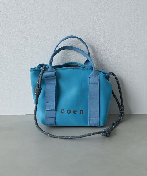 coen(コーエン)の「coen(コーエン)ロゴ 2wayダイバートートバッグ(Mサイズ)(トートバッグ・レディース・ダークブラウン/ライトブルー/グレー/ブラック・FREE)」の15枚目の写真