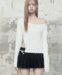 String Panel Point Long Sleeve (White)