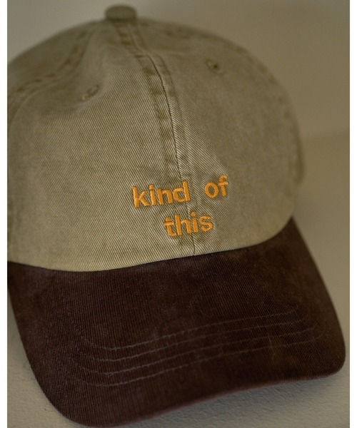 anuke(アンヌーク)の「Bicolor Baseball Cap(キャップ・レディース・ベージュ/ホワイト・FREE)」の8枚目の写真
