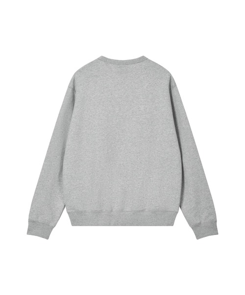 EMIS(イミス)の「EMBOSSED LOGO SWEATSHIRT(スウェット・レディース・ピンク/ネイビー/クリーム/パープル/グレー・MEDIUM/LARGE/SMALL)」の11枚目の写真