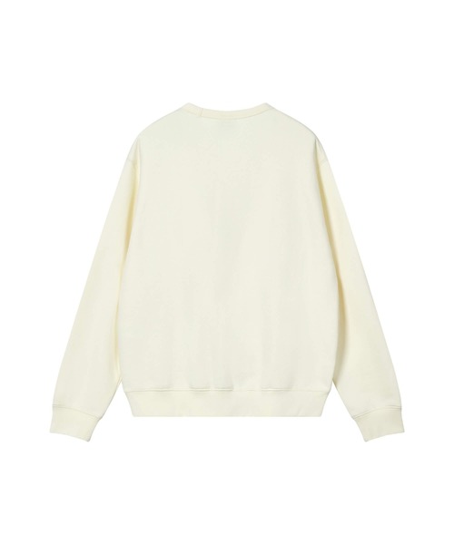 EMIS(イミス)の「EMBOSSED LOGO SWEATSHIRT(スウェット・レディース・ピンク/ネイビー/クリーム/パープル/グレー・MEDIUM/LARGE/SMALL)」の19枚目の写真