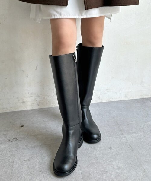 DouDou(ドゥドゥ)の「ロングブーツ(その他シューズ・レディース・ブラウン/ブラック・LARGE/MEDIUM)」の16枚目の写真