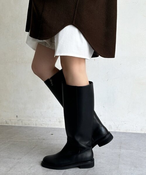 DouDou(ドゥドゥ)の「ロングブーツ(その他シューズ・レディース・ブラウン/ブラック・LARGE/MEDIUM)」の17枚目の写真