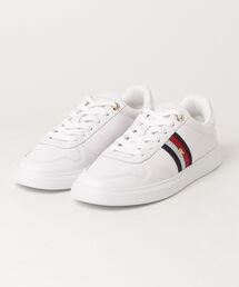 TOMMY HILFIGER | アイコン コート ライト ウェビング ローカット スニーカー(スニーカー)