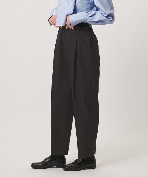 MARW UNITED ARROWS（マルゥ ユナイテッドアローズ）の「＜MARW UNITED ARROWS＞タック テーパード パンツ（スラックス・レディース・ダークグレー/ネイビー・36/38）」の3枚目の写真