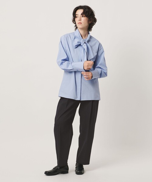 MARW UNITED ARROWS（マルゥ ユナイテッドアローズ）の「＜MARW UNITED ARROWS＞タック テーパード パンツ（スラックス・レディース・ダークグレー/ネイビー・36/38）」の4枚目の写真