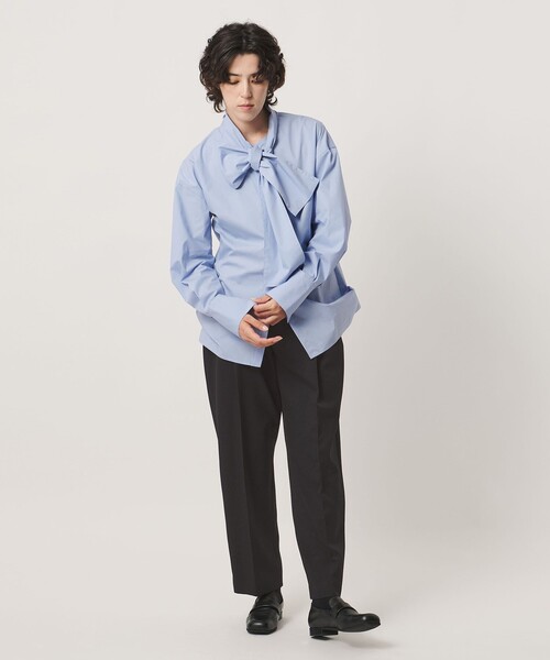 MARW UNITED ARROWS（マルゥ ユナイテッドアローズ）の「＜MARW UNITED ARROWS＞タック テーパード パンツ（スラックス・レディース・ダークグレー/ネイビー・36/38）」の5枚目の写真