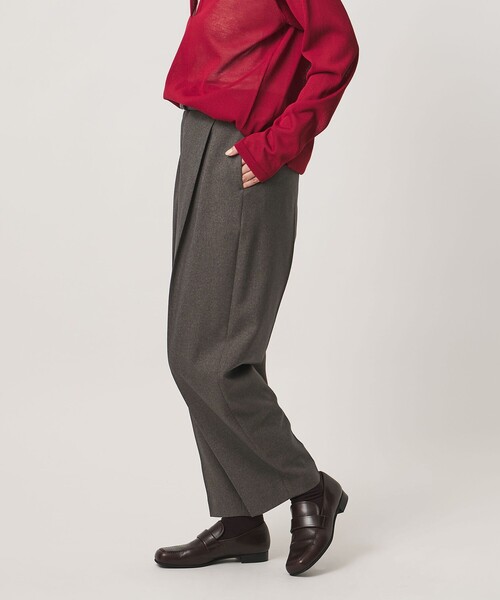 MARW UNITED ARROWS（マルゥ ユナイテッドアローズ）の「＜MARW UNITED ARROWS＞タック テーパード パンツ（スラックス・レディース・ダークグレー/ネイビー・36/38）」の7枚目の写真