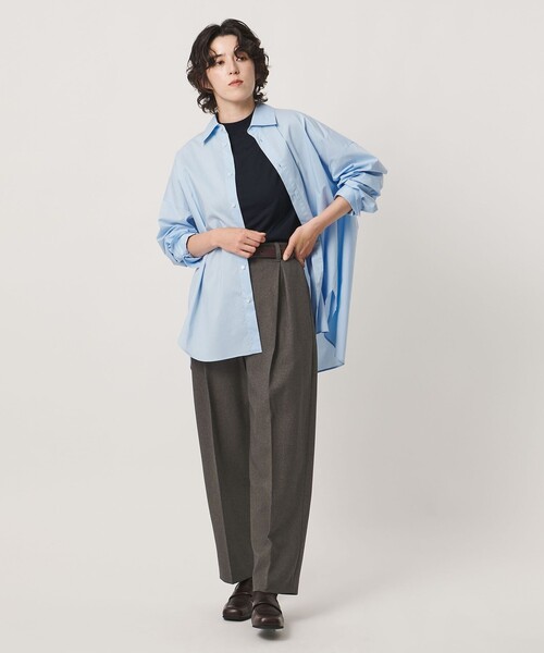MARW UNITED ARROWS（マルゥ ユナイテッドアローズ）の「＜MARW UNITED ARROWS＞タック テーパード パンツ（スラックス・レディース・ダークグレー/ネイビー・36/38）」の9枚目の写真