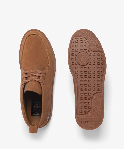 LACOSTE(ラコステ)の「メンズ BASESHOT CHUKKA 2252 SMA(モカシン/デッキシューズ・メンズ・ブラウン・26.5cm/27.0cm/28.0cm/28.5cm/25.0cm/25.5cm/26.0cm)」の6枚目の写真