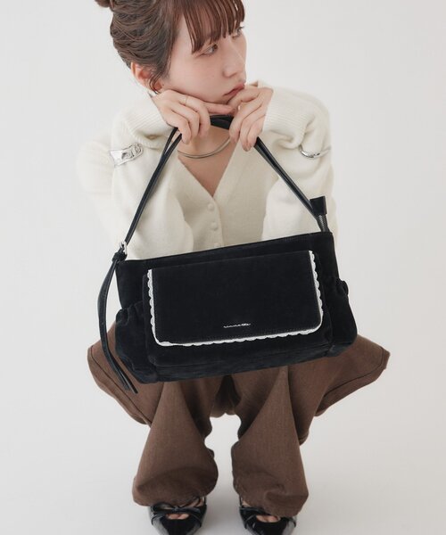 mystic（ミスティック）の「【@_tulip08企画】マルチポケットワイドボストンbag（トートバッグ・レディース・ブラウン/ブラック・ONE SIZE）」の12枚目の写真