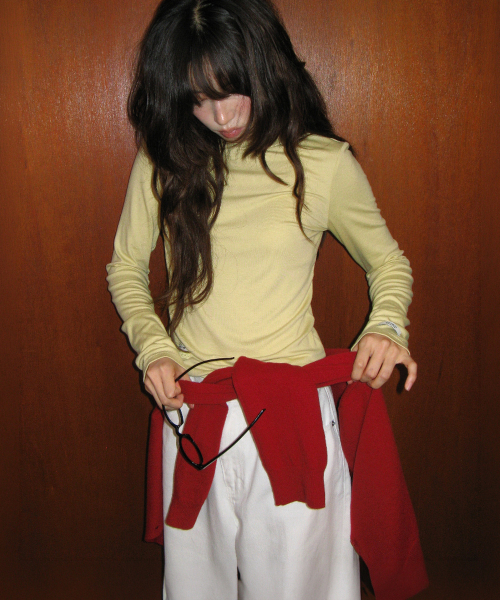 RONRON(ロンロン)の「BASIC WOOL ARCHIVE CARDIGAN RED(カーディガン/ボレロ・レディース・その他・FREE)」の3枚目の写真