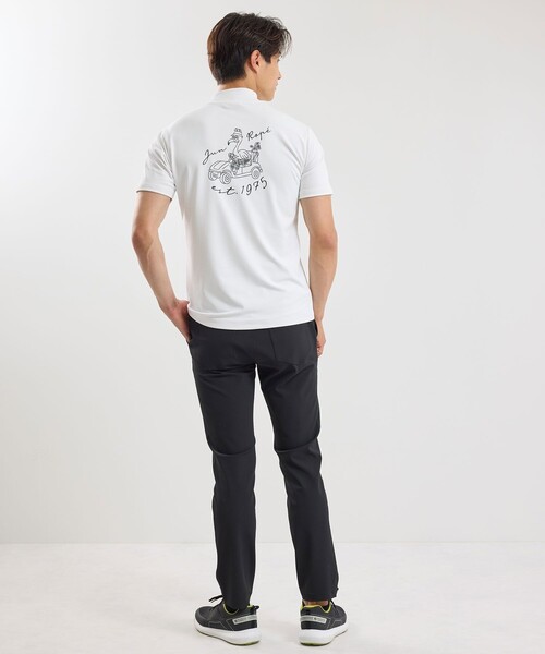 JUN&ROPE'（ジュンアンドロペ）の「ベアスムース半袖モックネックシャツ/UV・吸水・接触冷感（Tシャツ/カットソー・メンズ・ブラック/グレー/グリーン/ホワイト・M/L/XL）」の7枚目の写真