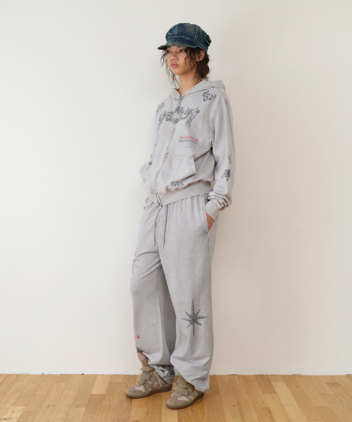 THEVINYLHOUSE（ザバイニルハウス）の「RODEO WASHED HOODIE ZIP-UP GREY（パーカー・メンズ・その他・SMALL/MEDIUM/LARGE）」の12枚目の写真
