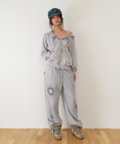 THEVINYLHOUSE（ザバイニルハウス）の「RODEO WASHED HOODIE ZIP-UP GREY（パーカー・メンズ・その他・SMALL/MEDIUM/LARGE）」の14枚目の写真