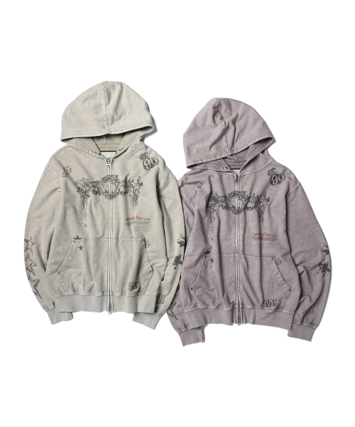 THEVINYLHOUSE（ザバイニルハウス）の「RODEO WASHED HOODIE ZIP-UP GREY（パーカー・メンズ・その他・SMALL/MEDIUM/LARGE）」の17枚目の写真
