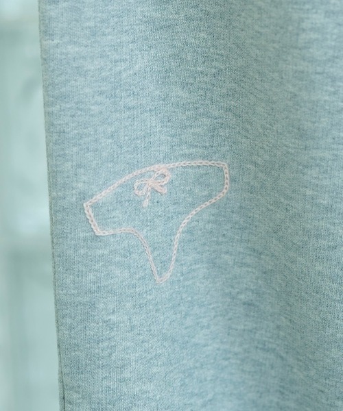 common gull products.（コモンガルプロダクツ）の「一応ね、スウェットパンツ（スウェットパンツ・レディース・杢グレー/ネイビー/パープル系・SMALL/LARGE/MEDIUM）」の5枚目の写真