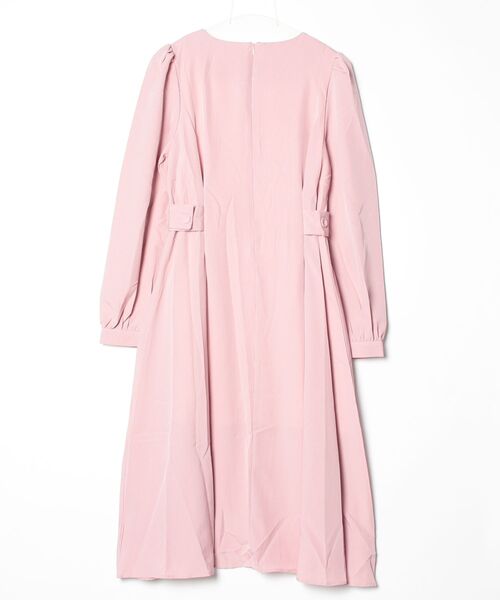YUGA(ユーガ)の「YUGA_YGMC Korean-style Round-neck dress(ワンピース・レディース・ブラック/ピンク・FREE)」の3枚目の写真