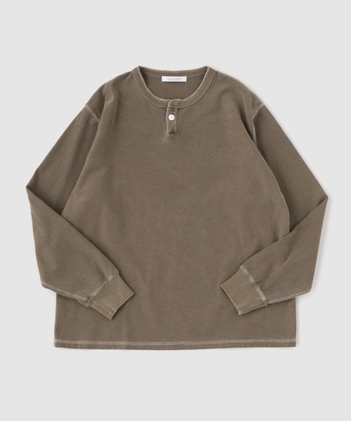 JOURNAL STANDARD(ジャーナルスタンダード)の「OE ロウ カウント バック ヘンリーネック ロンT(Tシャツ/カットソー・メンズ・ホワイト/ブラウン系その他/オレンジ系その他/ブラック系その他・MEDIUM/LARGE)」の3枚目の写真