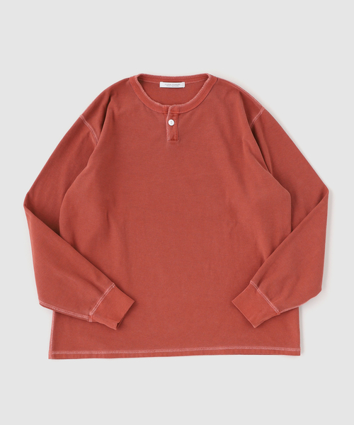 JOURNAL STANDARD(ジャーナルスタンダード)の「OE ロウ カウント バック ヘンリーネック ロンT(Tシャツ/カットソー・メンズ・ホワイト/ブラウン系その他/オレンジ系その他/ブラック系その他・MEDIUM/LARGE)」の4枚目の写真
