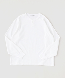 OE ロウ カウント バック ヘンリーネック ロンT