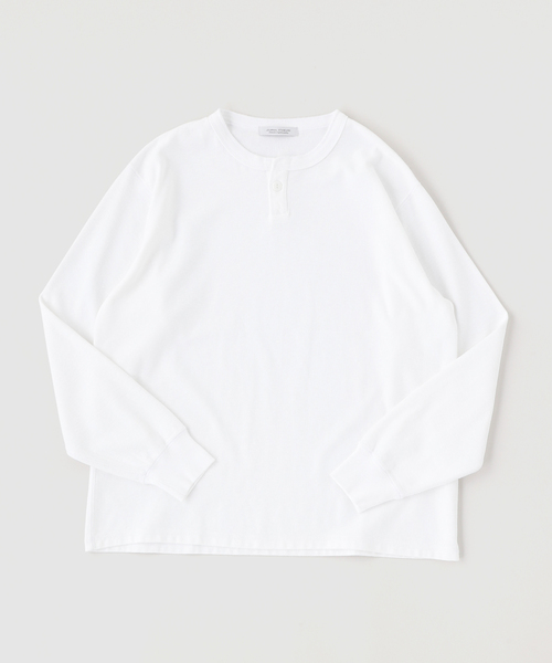 JOURNAL STANDARD(ジャーナルスタンダード)の「OE ロウ カウント バック ヘンリーネック ロンT(Tシャツ/カットソー・メンズ・ホワイト/ブラウン系その他/オレンジ系その他/ブラック系その他・MEDIUM/LARGE)」の2枚目の写真
