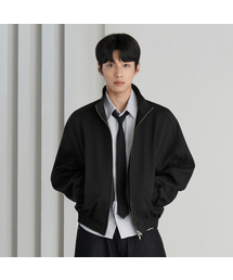 26 FW ハイネック ブルゾン カーブド クロップド ジャケット (3カラー)