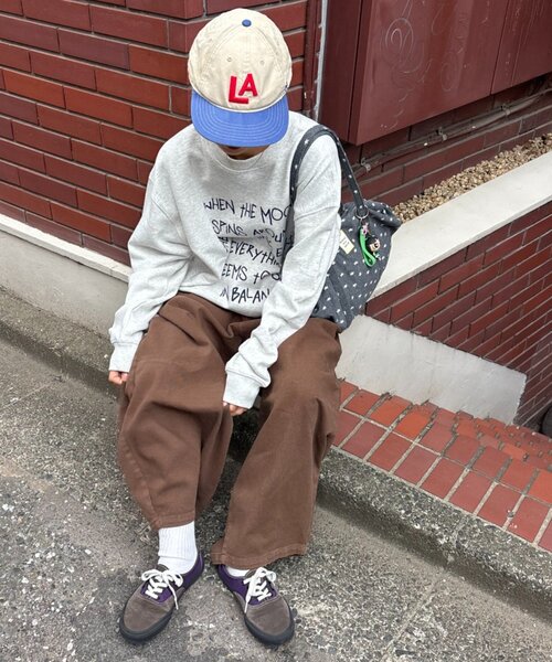 CIAOPANIC TYPY(チャオパニックティピー)の「【UNISEX】手書きメッセージロゴスウェット/WEB限定カラーあり(スウェット・レディース・ホワイト/ネイビー/グレー/ホワイト系その他・MEDIUM/LARGE)」の22枚目の写真