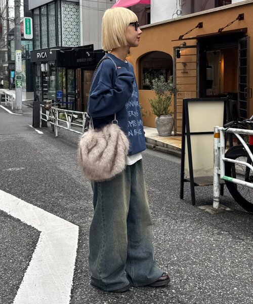 CIAOPANIC TYPY(チャオパニックティピー)の「【UNISEX】手書きメッセージロゴスウェット/WEB限定カラーあり(スウェット・レディース・ホワイト/ネイビー/グレー/ホワイト系その他・MEDIUM/LARGE)」の17枚目の写真