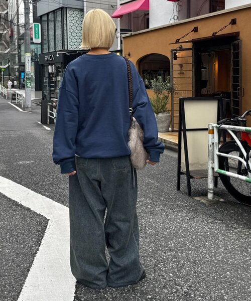 CIAOPANIC TYPY(チャオパニックティピー)の「【UNISEX】手書きメッセージロゴスウェット/WEB限定カラーあり(スウェット・レディース・ホワイト/ネイビー/グレー/ホワイト系その他・MEDIUM/LARGE)」の18枚目の写真