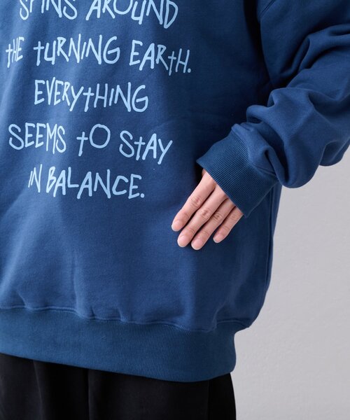 CIAOPANIC TYPY(チャオパニックティピー)の「【UNISEX】手書きメッセージロゴスウェット/WEB限定カラーあり(スウェット・レディース・ホワイト/ネイビー/グレー/ホワイト系その他・MEDIUM/LARGE)」の7枚目の写真