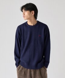 【BHPC】ガゼットステッチクルーネックニット