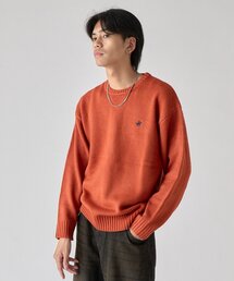 【BHPC】ガゼットステッチクルーネックニット