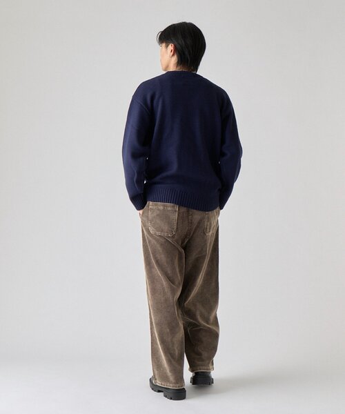 goocy(グーシー)の「【BHPC】ガゼットステッチクルーネックニット(ニット/セーター・メンズ・オレンジ/ブラック/ブラウン/アイボリー/ネイビー・MEDIUM/LARGE)」の16枚目の写真