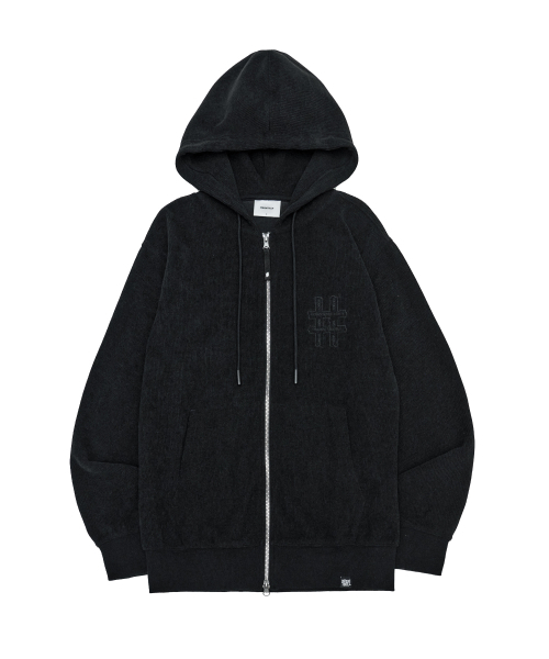 BEENTRILL(ビントリル)の「シェニールハッシュタグフードジップアップ(ブラック)(ジャージ・レディース・その他・SMALL/MEDIUM/LARGE/X-LARGE)」の3枚目の写真
