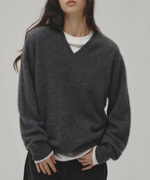 TODAYFUL（トゥデイフル）の「[TODAYFUL/トゥデイフル]Woolcashmere Vneck Knit/ウールカシミヤ Vネックニット（ニット/セーター）」