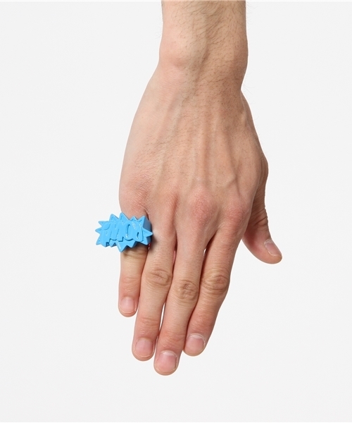 RAWLIFE（ロウライフ）の「Antonio Murphy&Astro/アントニオ マーフィー&アストロ/POWリング -BLUE-（リング・メンズ・ブルー・SMALL）」の4枚目の写真