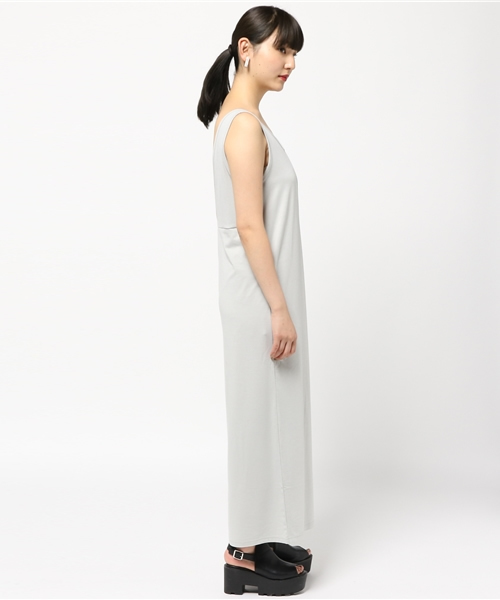 SLY（スライ）の「CUT WIDE コンビネゾン-S（つなぎ/オールインワン・レディース・ライトグレー/ベージュ/ブラック/ライトブルー・2/1）」の6枚目の写真