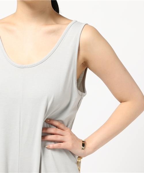 SLY（スライ）の「CUT WIDE コンビネゾン-S（つなぎ/オールインワン・レディース・ライトグレー/ベージュ/ブラック/ライトブルー・2/1）」の11枚目の写真