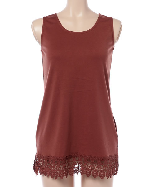 チチカカ（チチカカ）の「裾レースタンクトップ（タンクトップ・レディース・ダークブルー/ブラック/オフホワイト/その他1・FREE）」の15枚目の写真