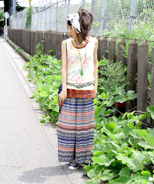 チチカカ（チチカカ）の「裾レースタンクトップ（タンクトップ・レディース・ダークブルー/ブラック/オフホワイト/その他1・FREE）」の17枚目の写真