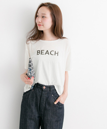 URBAN RESEARCH | UR ロゴプリントガーゼ天竺Tシャツ(Tシャツ/カットソー)