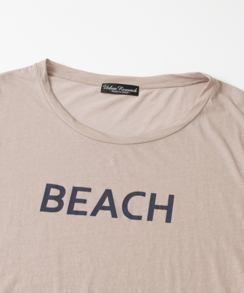 URBAN RESEARCH(アーバンリサーチ)の「UR ロゴプリントガーゼ天竺Tシャツ(Tシャツ/カットソー・レディース・オフホワイト/グレー系その他/カーキ・FREE)」の12枚目の写真